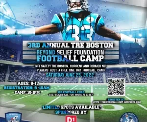 Tre Boston Beyond Belief 3rd Annual Youth Football Camp